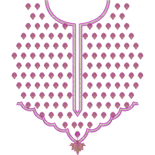 Beautiful Neck Embroidery Design
