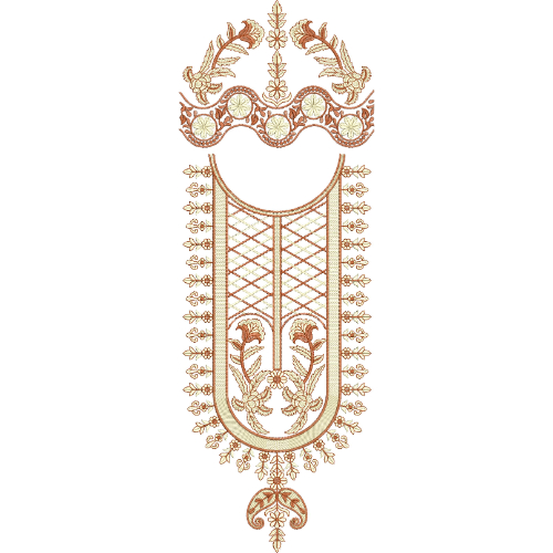 Simple Neck Embroidery Design