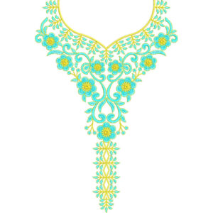 Neckline Embroidery Design