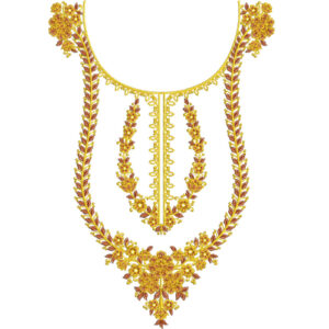Simple Neck Embroidery Design