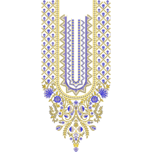 Neck Gala Embroidery Design