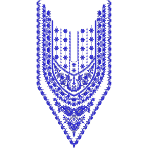 Neckline Embroidery Design