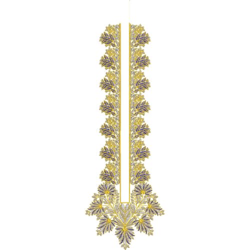 Neck Kurta Embroidery Design