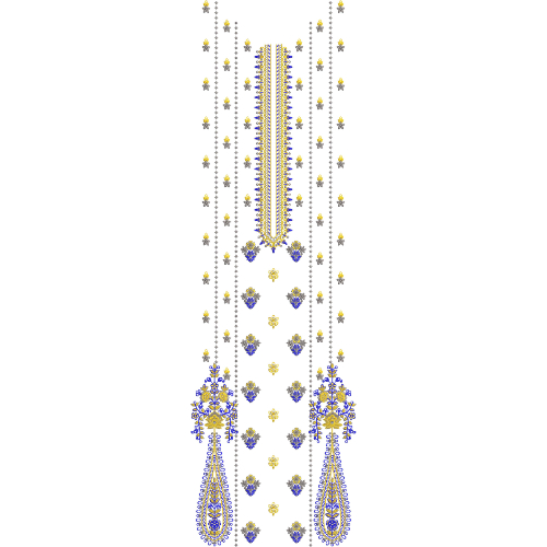 Beautiful Neck Embroidery Design