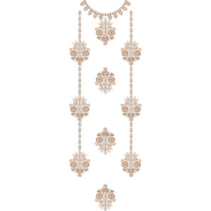 Neck Flower Embroidery Design