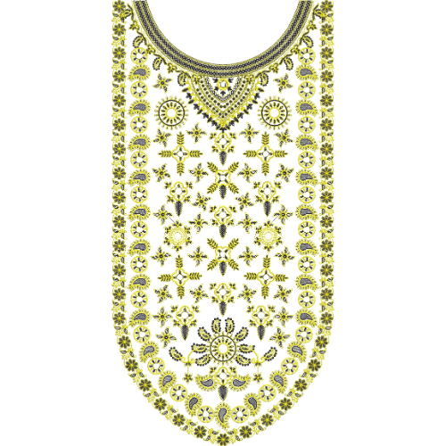 Simple Neck Embroidery Design