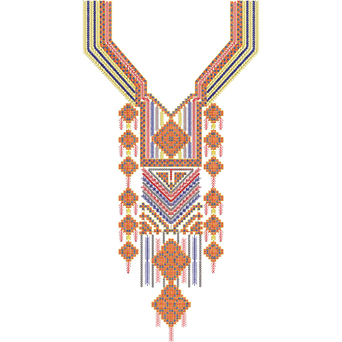 Neck Gala Embroidery Design