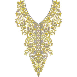 Neckline Embroidery Design