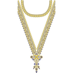 Neck Kurta Embroidery Design