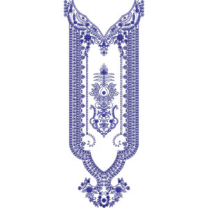 Simple Neck Embroidery Design