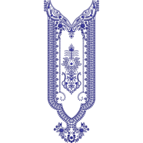 Simple Neck Embroidery Design