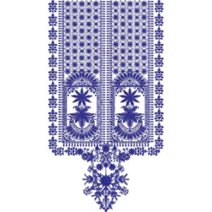 Unique Neck Embroidery Design