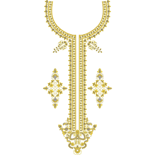 Neck Gala Embroidery Design