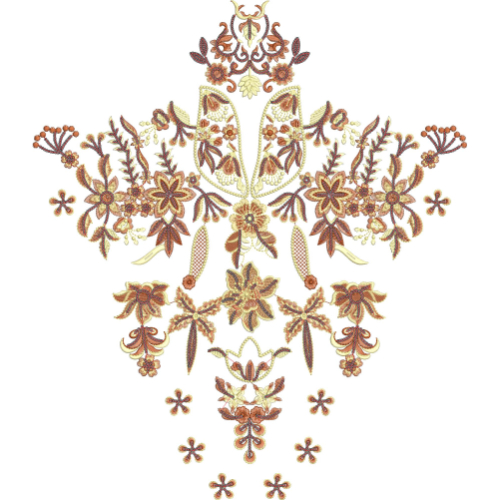 Neck Gala Embroidery Design