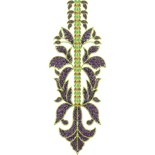 Simple Neck Embroidery Design