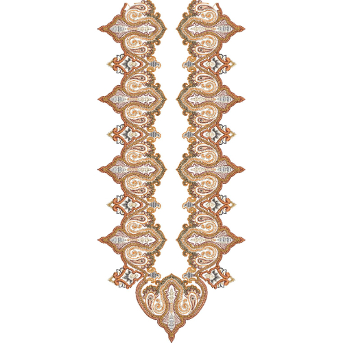 Neck Gala Embroidery Design