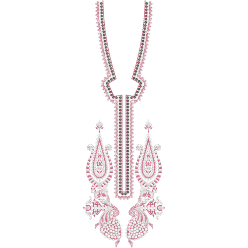 Simple Neck Embroidery Design