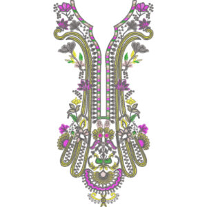 Beautiful Neck Embroidery Design
