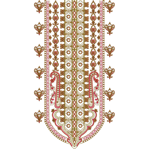 Beautiful Neck Embroidery Design
