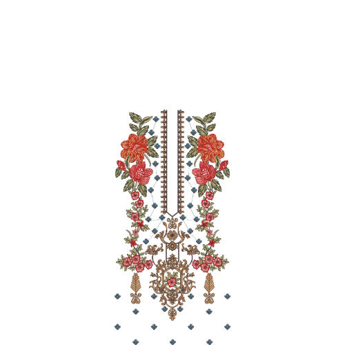 Beautiful Neck Embroidery Design