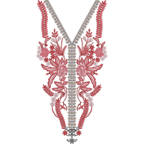 Neck Gala Embroidery Design