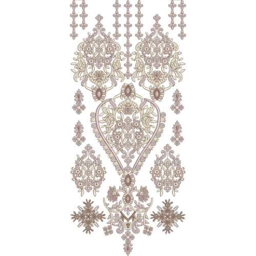 Neckline Embroidery Design