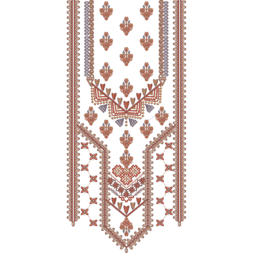 Simple Neck Embroidery Design