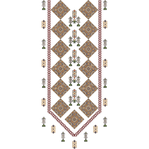 Neck Kurta Embroidery Design