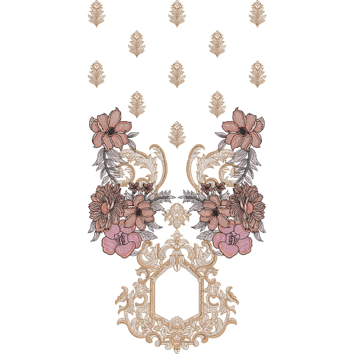Neck Gala Embroidery Design
