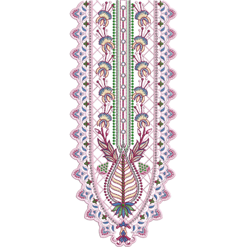 Simple Neck Embroidery Design