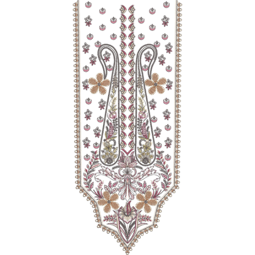 Beautiful Neck Embroidery Design