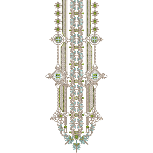 Simple Neck Embroidery Design