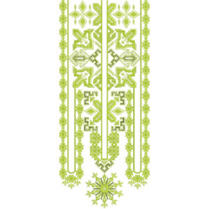 Neck Flower Embroidery Design