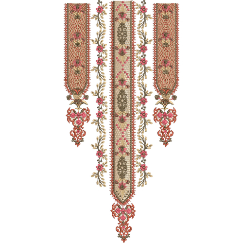 Neck Gala Embroidery Design
