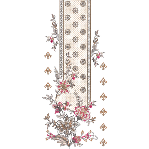 Beautiful Neck Embroidery Design