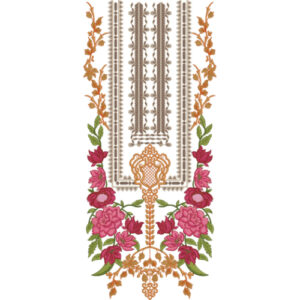 Neckline Embroidery Design