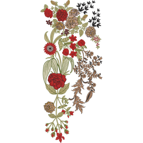 Beautiful Neck Embroidery Design