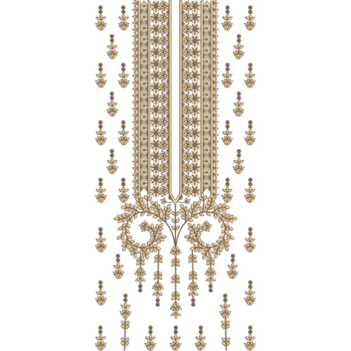 Neck Kurta Embroidery Design