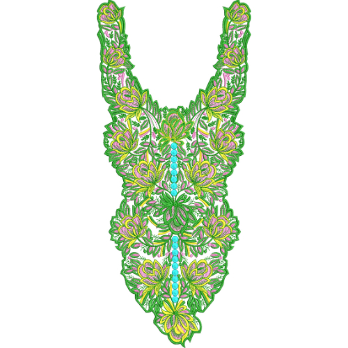 Simple Neck Embroidery Design