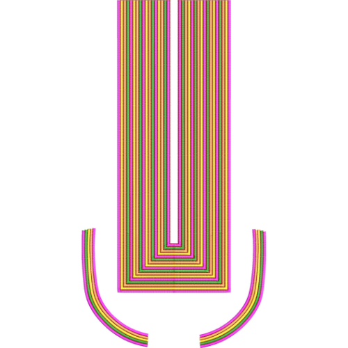 Neckline Embroidery Design