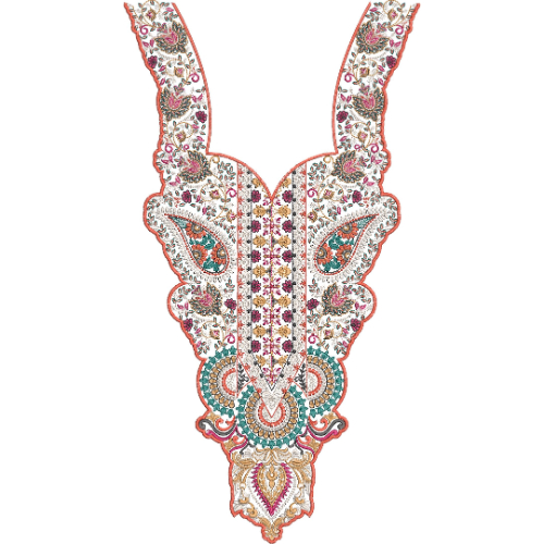 Simple Neck Embroidery Design