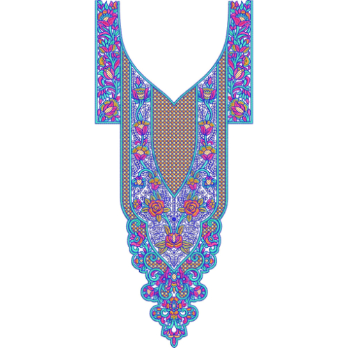 Neck Gala Embroidery Design