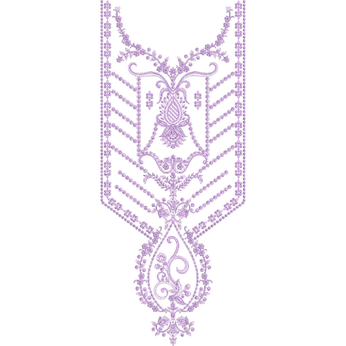 Neck Kurta Embroidery Design