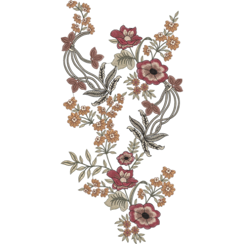 Beautiful Neck Embroidery Design