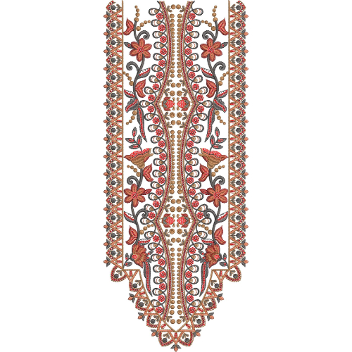 Neck Kurta Embroidery Design
