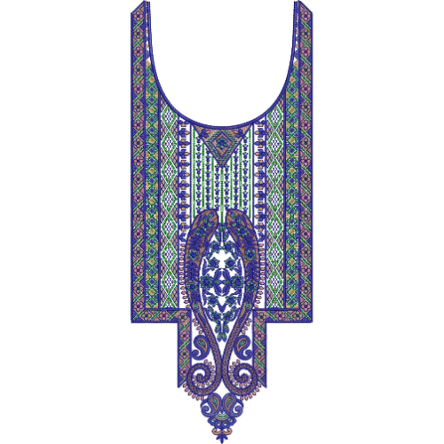Neck Gala Embroidery Design