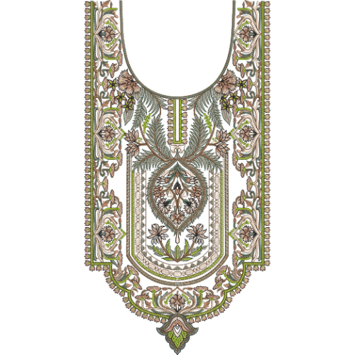 Neck Kurta Embroidery Design