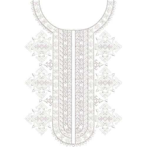 Neckline Embroidery Design