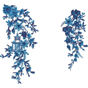 Unique Neck Embroidery Design