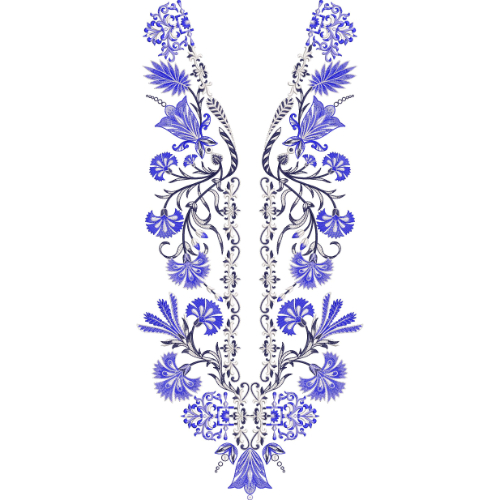 Neck Kurta Embroidery Design